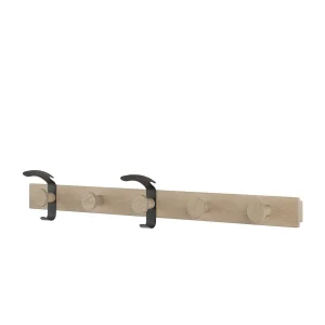 Avail coat track naulakko, tammi/musta