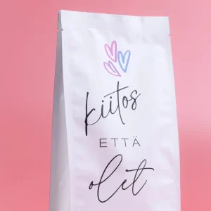 Kiitos että olet -Vanilija fudge makeispussi